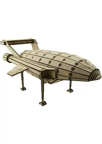 3D Sergi Ahşap TB 2 Aracı Maketi: Eğitici ve Eğlenceli Model Yapım Seti