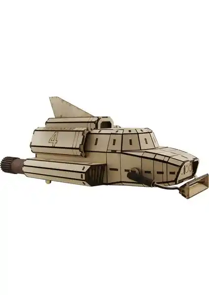 3D Sergi Ahşap TB 4 Aracı Maketi 212 Parça Detaylı ve Dayanıklı Tasarım