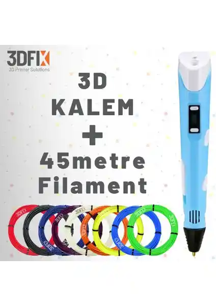 3DFIX 3D Kalem: Çok Yönlü ve Güvenli Yaratıcı Hobi Aracı Özellikleri