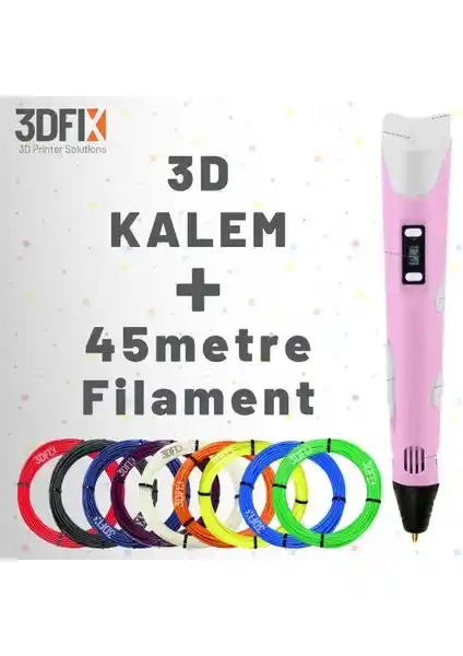 3DFIX 3D Kalem ile Yaratıcılığınızı Geliştirin ve Farklı Projeler Yapın