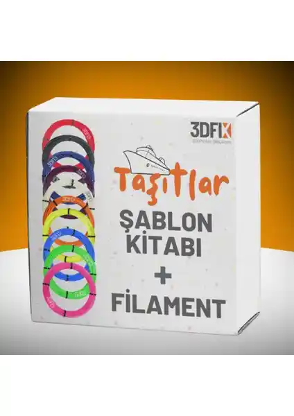 3DFIX 3D Kalem Taşıtlar Tema Seti ile Yaratıcılığı ve Eğitimi Bir Arada Sunan Yenilikçi Ürün