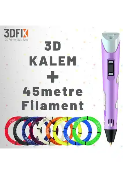3DFIX 3D Kalem: Yaratıcılığı Sınırsız Kılan Yenilikçi Tasarım ve Kullanım Kolaylığı