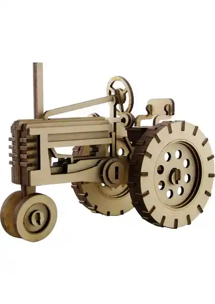 Ahşap Çiftlik Traktör Maketi: Eğlenceli ve Eğitici Bir Model Deneyimi