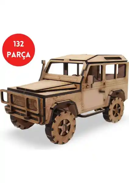 Algwood Ahşap 4x4 Off-Road Araç Maketi: Detaylı ve Estetik Tasarım ile Hobi Deneyimini Geliştirir