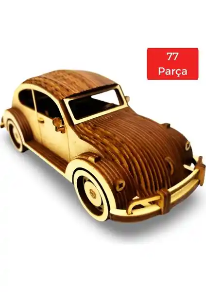 Algwood Ahşap Retro Araba Maketi: Dekoratif ve Hobi Amaçlı Tasarım ve Kurulum Rehberi