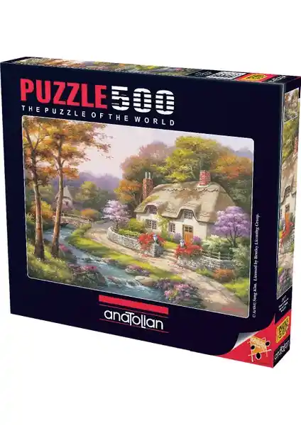 Anatolian 500 Parçalık Puzzle Konakta İlkbahar Zihinsel ve Sosyal Faydalar
