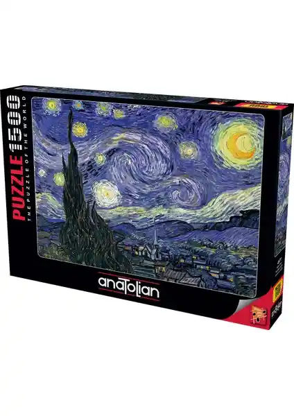 Anatolian Yıldızlı Gece 1500 Parçalık Puzzle Türkiye'de Üretilmiş Zihinsel Gelişim Oyunu