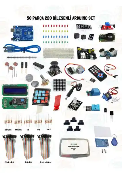 Arduino Başlangıç Setiyle Elektronik ve Maker Dünyasına Güçlü Bir Adım Atın