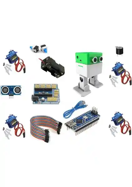 Arduino Emes Robotik Adam Olacak Çocuk Serisi Otto Robot Seti ile STEM ve Robotik Eğitimi