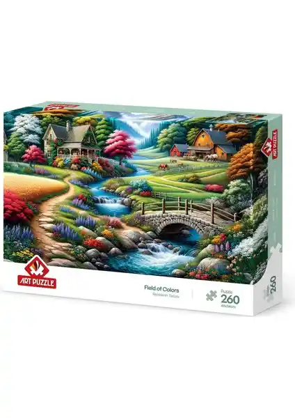 Art Puzzle Renklerin Tarlası 260 Parça ile Yaratıcılığı ve Zekayı Geliştiren Eğlence Seti