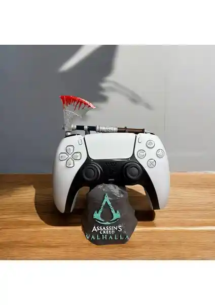 Assassin's Creed Temalı Konsol Düzeni PS4, PS5 ve Xbox İçin Şık ve Dayanıklı Tasarım