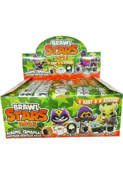 Brawl Stars 48 Kutulu Oyun Kartları 2025 Albümü Koleksiyoncular ve Oyuncular İçin Ideal