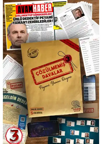 Çözülme<miş> Davalar Dedektiflik Oyunu: Gerçekçi ve Zekâ Gerektiren Bir Gizem Macerası