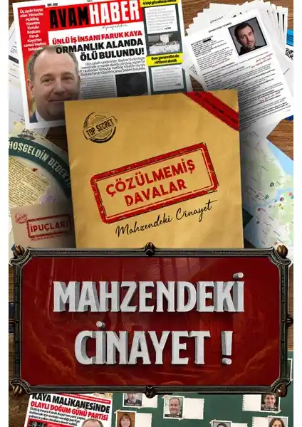 Çözülme<miş> Davalar Serisi: Gerçekçi Materyallerle Suç ve Gizem Çözme Deneyimi