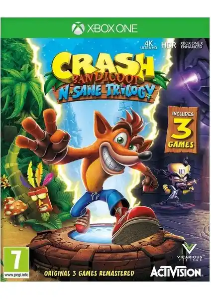 Crash Bandicoot N. Sane Trilogy Yeniden Doğuşu Modern Grafikler ve Ekstra İçeriklerle