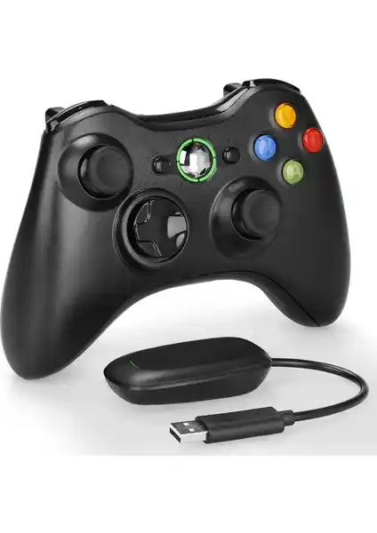 CRK Tech Kablosuz Gamepad Xbox 360, PC ve PS3 Uyumu ile Çok Yönlü Kontrol Cihazı