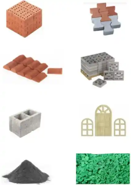 Demir Yapım Minyatür 3 Delikli İnşaat Seti Kalırım Taşlı ve Çimenli Detaylar ile