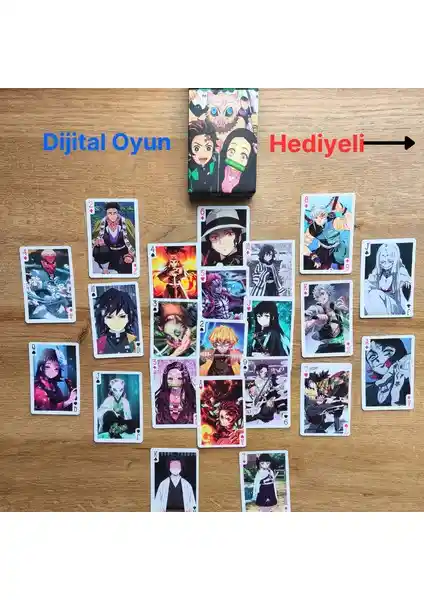 Demon Slayer Temalı Anime İskambil ve Poker Kart Destesi Ürün İncelemesi ve Özellikleri