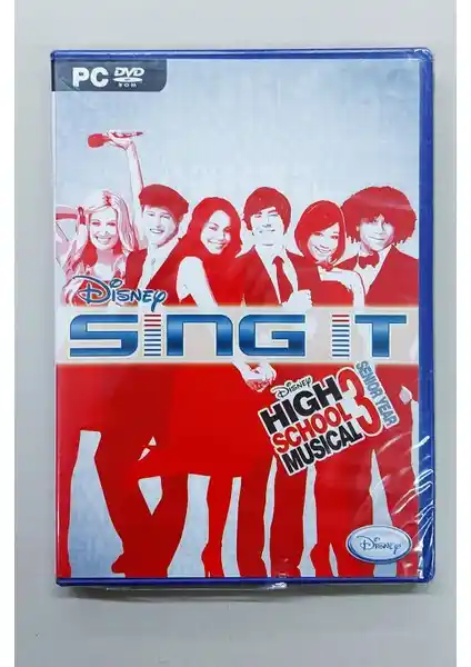 Disney Highschool Musical Sing It PC DVD Oyunu Orijinal Ambalajda Koleksiyon Değeri