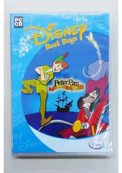 Disney Peter Pan PC CD Bilgisayar Oyunu Koleksiyon ve Oyun Deneyimi İçin Uygun Bir Parça