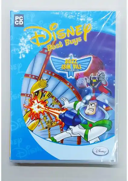 Disney Toy Story Buzz Işık Yılı PC CD Bilgisayar Oyunu Orijinal Kutuda Koleksiyonluk Parça