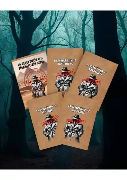 Ege Akademi 5'li Dedektif Oyunu Premium Versiyon Çocuklar İçin Eğitici ve Eğlenceli Macera