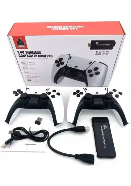 Ensiga 4K Kablosuz Retro Oyun Stick ile Yüksek Çözünürlüklü Oyun Deneyimi