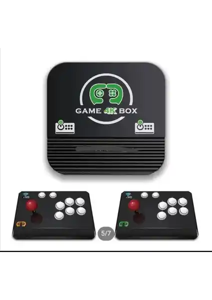 Ensiga Kablosuz Çift Joystick Retro Oyun Konsolu 10.000 Oyun ve Yüksek Çözünürlük Desteği ile