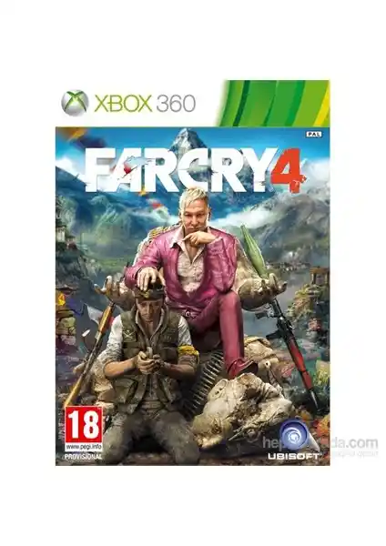 Far Cry 4 Xbox 360 için Eşsiz Açık Dünya Macera Oyunu Gelişmiş Grafikler ve Kişiselleştirilebilir İçerikler