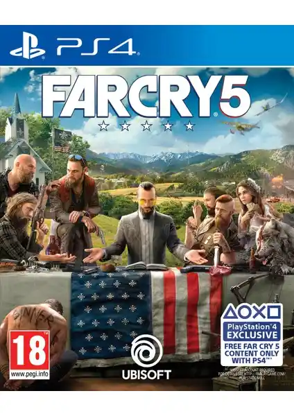 Far Cry 5 PS4 Oyunu: Açık Dünya Macerası ve Stratejik Oyun Deneyimi