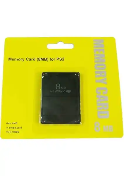 Gizala PS2 8MB Bellek Kartı: Güvenilir ve Uyumlu Oyun Depolama Çözümü