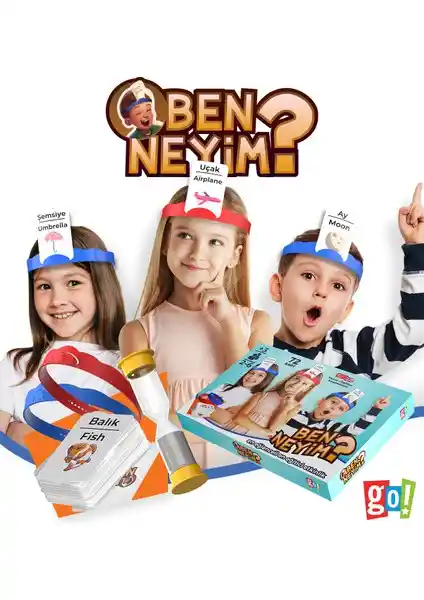 Go Toys Ben Neyim? Türkçe/İngilizce Eğitici ve Eğlenceli Aile Çocuk Kutusu Oyunu İncelemesi
