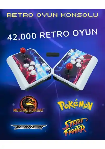 HABL 2025 Retro Arcade Kablosuz Oyun Konsolu: Klasik Oyunları Yeniden Keşfetme Deneyimi