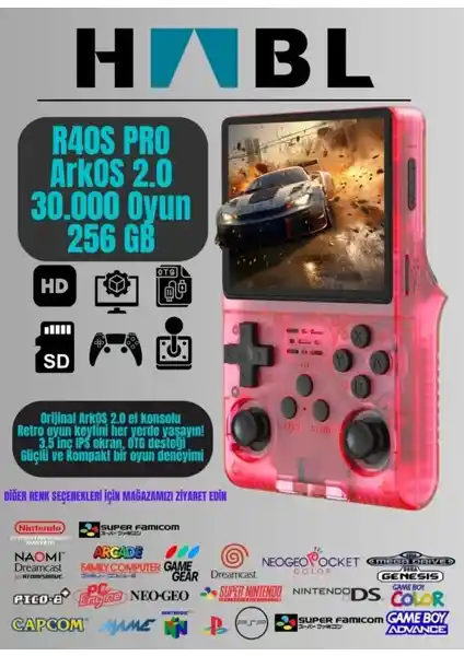 HABL Retro Arcade R40S Pro Arkos 2.0: Modern Teknolojilerle Retro Oyun Deneyimi