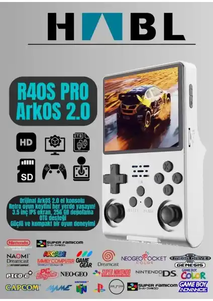 HABL Retro Arcade R40S Pro ile Retro Oyun Keyfini Günümüz Teknolojisiyle Yaşayın