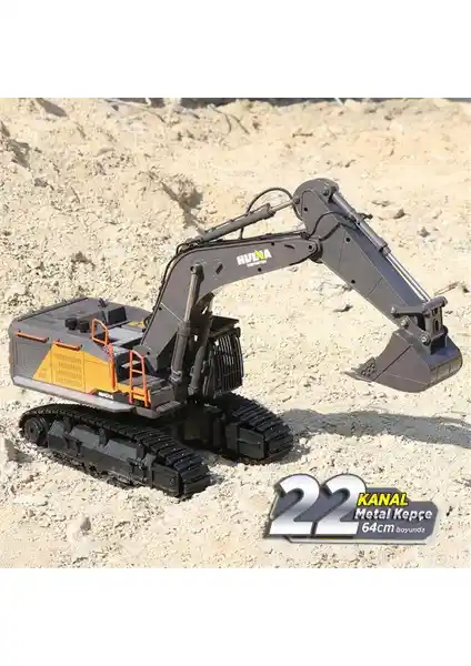 Huina 1/14 Ölçekli Yüksek Kaliteli Ekskavatör Modeli İnşaat ve Hobi için Uygun