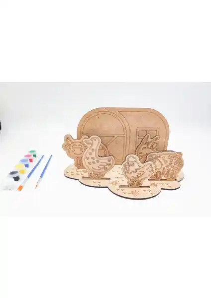 İcons Ahşap Boyama Seti: Çocuklar ve Sanat Tutkunları İçin Yaratıcı Bir Deneyim