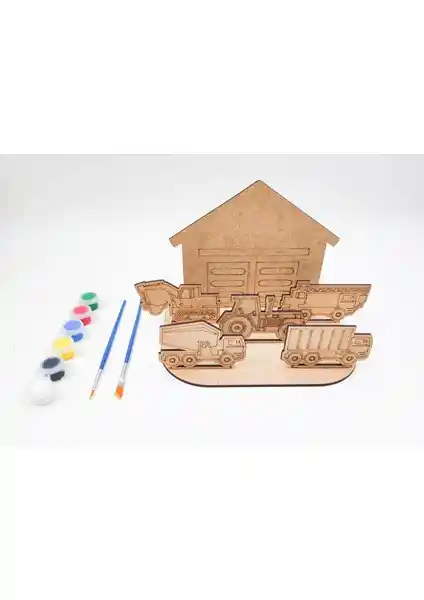 İcons Ahşap Boyama Seti: Çocuklar ve Yetişkinler İçin Yaratıcı Sanat Deneyimi