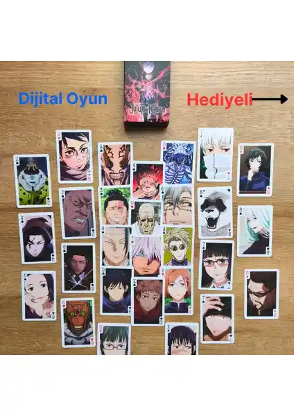 Jujutsu Kaisen Temalı Anime İskambil ve Poker Kart Seti: Koleksiyon ve Oyun Deneyimi