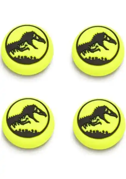 Jurassic Park Temalı Dinozor Silikon Kontrol Pedi PS4 ve Xbox Serisi için Koruma ve Estetik Sağlar