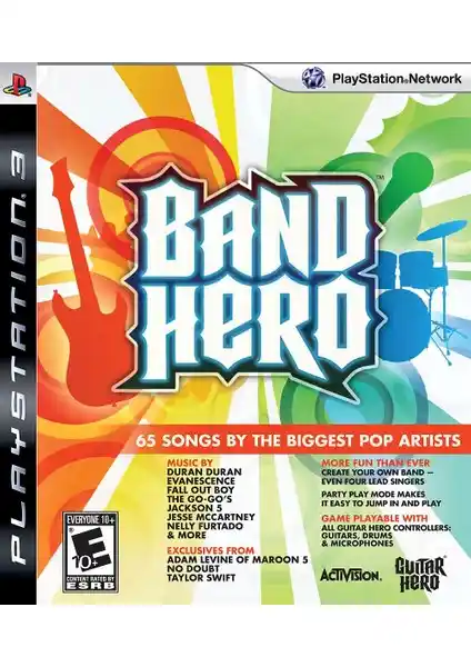 Konami Band Hero PS3: Müzik ve Ritm Oyunlarıyla Eğlence Deneyimi