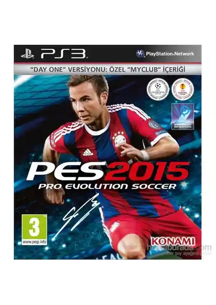 Konami PES 2015 PS3 Bundle: Gerçekçi Grafikler ve Akıcı Futbol Deneyimi
