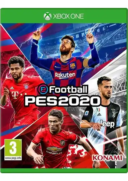 Konami PES 2020 Xbox One Futbol Oyunu Yüksek Kalite Grafik ve Gerçekçi Oynanış Özellikleriyle