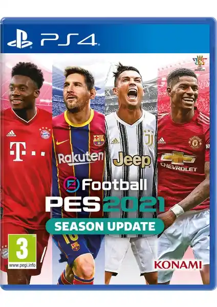 Konami PES 2021 Season Update PS4: Güncel Takımlar ve Turnuva Modlarıyla Futbol Deneyimi