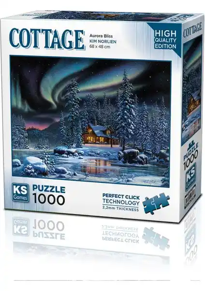 KS Games Aurora Bliss 1000 Parça Puzzle Çevre Duyarlı ve Yüksek Kaliteli Puzzle Seti