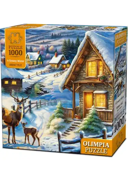 KS Games Olimpia Kış Temalı 1000 Parça Puzzle - Zihinsel Gelişim ve Dekorasyon İçin