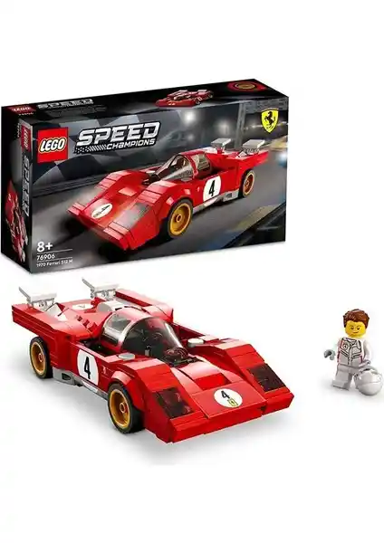 LEGO Speed Champions 1970 Ferrari 512 M Model Seti Detaylı ve Yüksek Kalite Oyuncak Araba Tasarımı