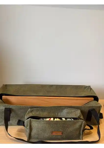 Mady Aksesuar Koyu Yeşil Okey Takım Çantası - Dayanıklı ve Çok Amaçlı Saklama Çözümü