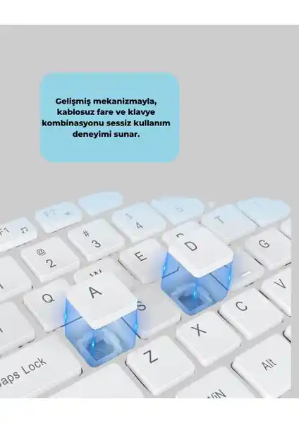 Makay Ergonomik Kablosuz Klavye Mouse Takımı: Konforlu ve Verimli Çalışma Seti