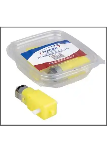 Misyon Çift Eksenli Dişli Motor 3V-6V Tek: Güç ve Hassasiyeti Bir Arada Sunan Çözüm